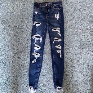 American eagle high rise skinny jeans l 000 short